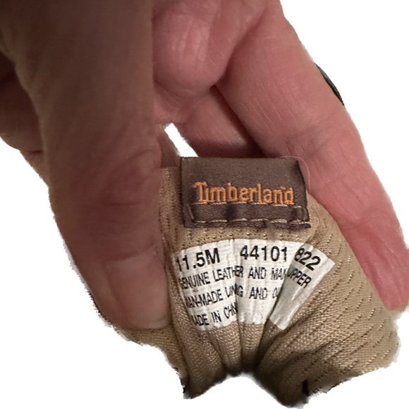 TIMBERLAND HIKING SHOE SZ 11.5 LEATHER OUTDOOR FITNESS EXERCISE VIBRAM 44101 822 - Picture 3 of 3